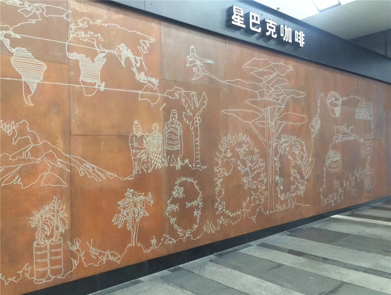 海盐耐候钢幕墙